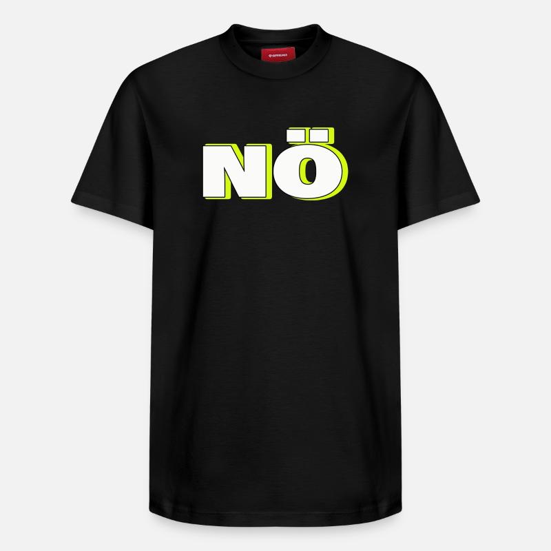 NON - T-shirt unisexe décontracté en coton Supima – de SPREAD - noir