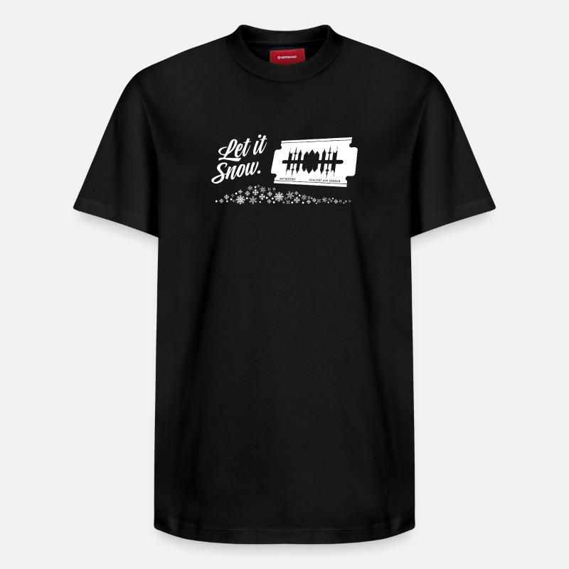 Let it snow! FFM - Relaxed Unisex Supima Cotton T-Shirt – von SPREAD - Schwarz