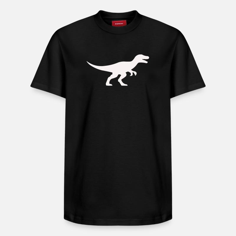Raptor T Rex Silhouette - T-shirt unisexe décontracté en coton Supima – de SPREAD - noir