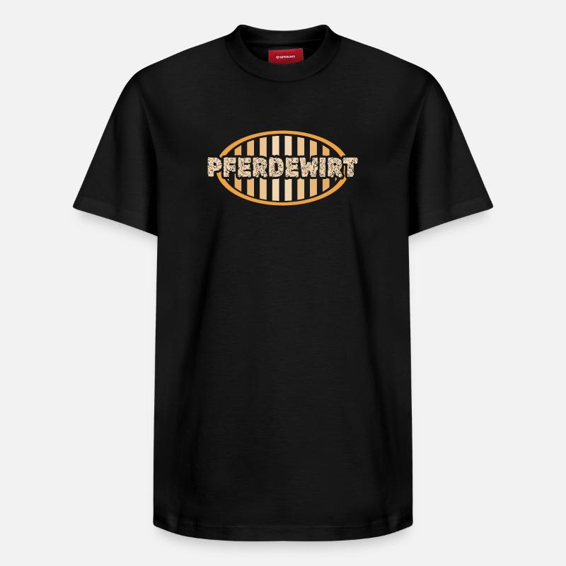 Gardien de chevaux - T-shirt unisexe décontracté en coton Supima – de SPREAD - noir