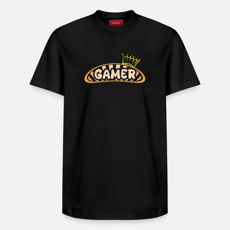 Profession : Joueur - T-shirt unisexe décontracté en coton Supima – de SPREAD - noir