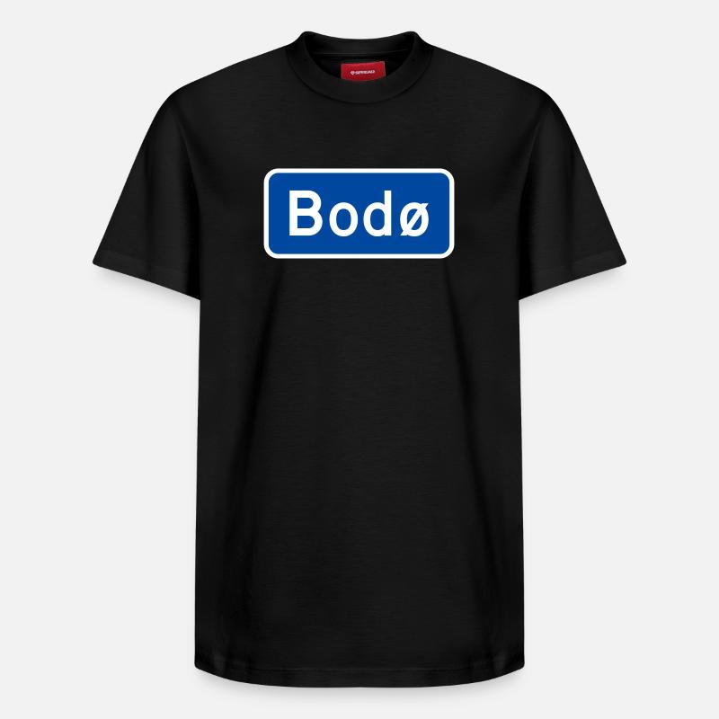 Bodø - T-shirt unisexe décontracté en coton Supima – de SPREAD - noir
