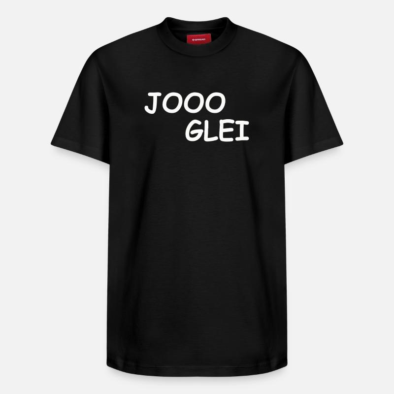 JOOO GLEI - T-shirt unisexe décontracté en coton Supima – de SPREAD - noir