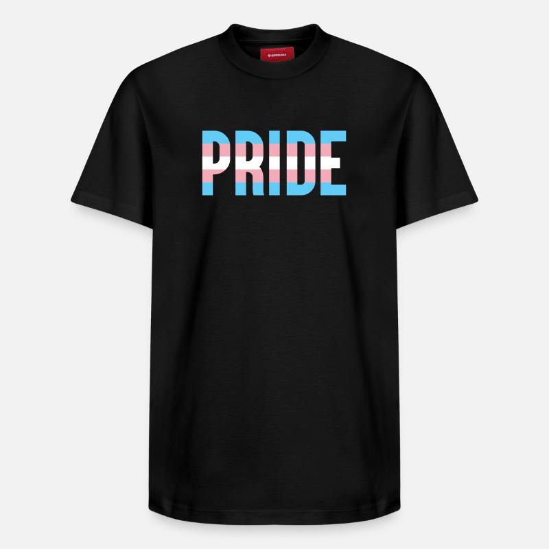 Pride Month LGBT - Trans Pride - Relaxed Unisex Supima Cotton T-Shirt – von SPREAD - Schwarz