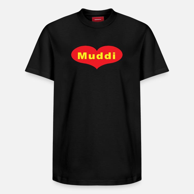 Boue - T-shirt unisexe décontracté en coton Supima – de SPREAD - noir
