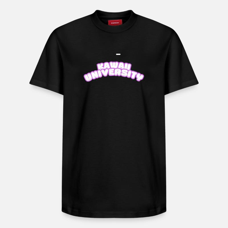 Kawaii University - T-shirt unisexe décontracté en coton Supima – de SPREAD - noir