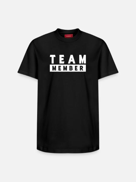 Team Member - Relaxed Unisex Supima Cotton T-Shirt – by SPREAD - black
