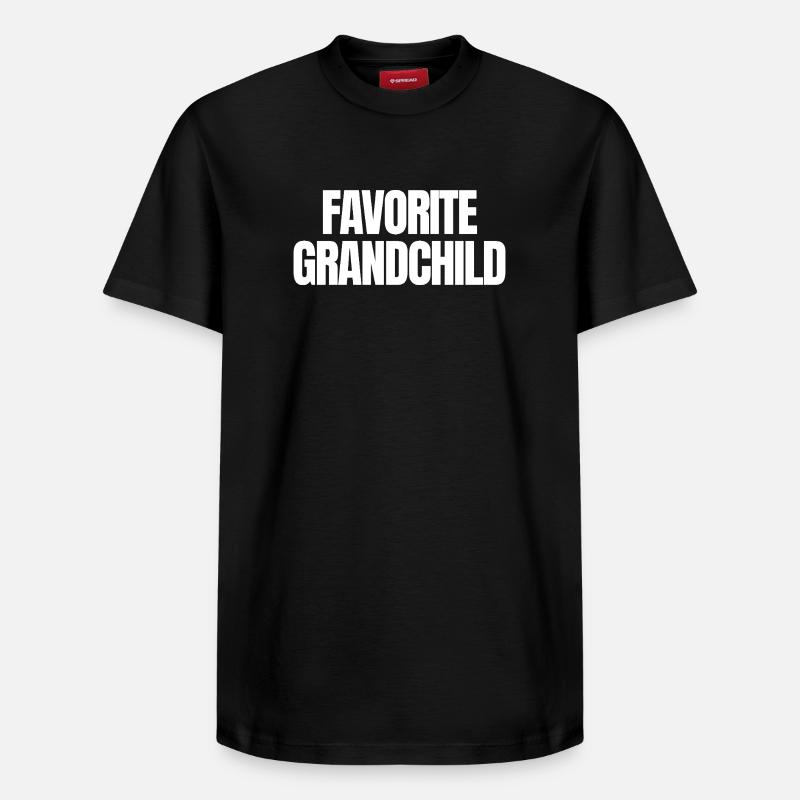 Petit-enfant préféré - T-shirt unisexe décontracté en coton Supima – de SPREAD - noir