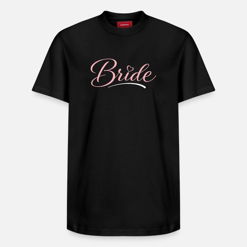 Mariée - T-shirt unisexe décontracté en coton Supima – de SPREAD - noir