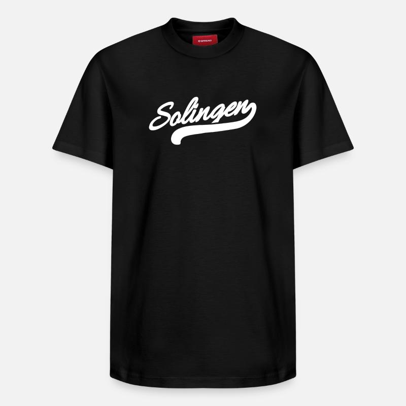 Solingen Rétro - T-shirt unisexe décontracté en coton Supima – de SPREAD - noir