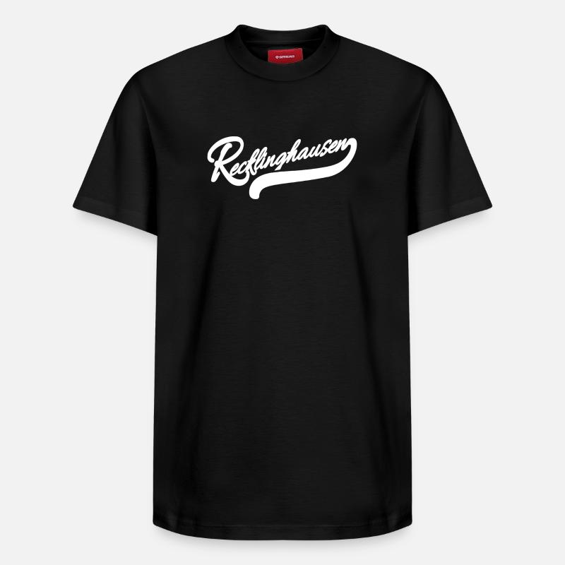 Recklinghausen Rétro - T-shirt unisexe décontracté en coton Supima – de SPREAD - noir