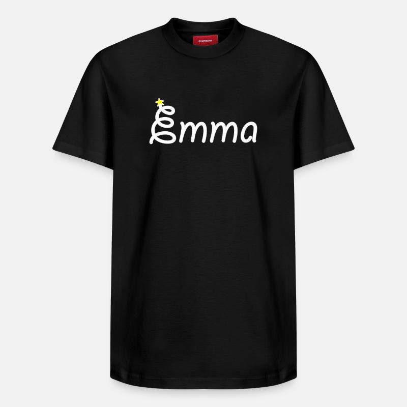 Emma - T-shirt unisexe décontracté en coton Supima – de SPREAD - noir