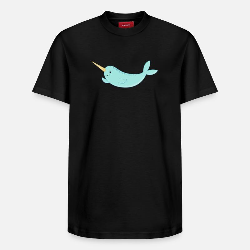 Narval - T-shirt unisexe décontracté en coton Supima – de SPREAD - noir