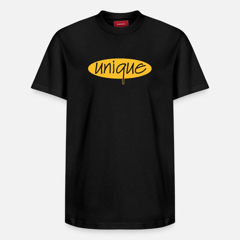 unique - T-shirt unisexe décontracté en coton Supima – de SPREAD - noir