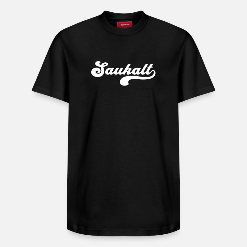 Froid glacial - T-shirt unisexe décontracté en coton Supima – de SPREAD - noir