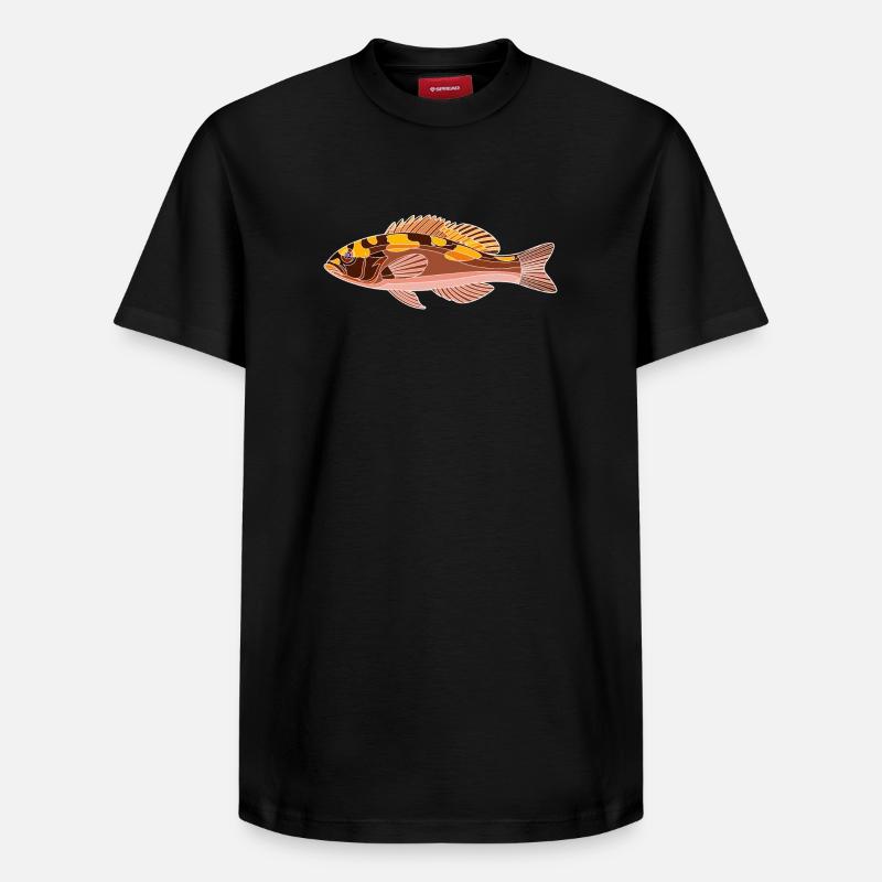 Perchoir à tabac - T-shirt unisexe décontracté en coton Supima – de SPREAD - noir