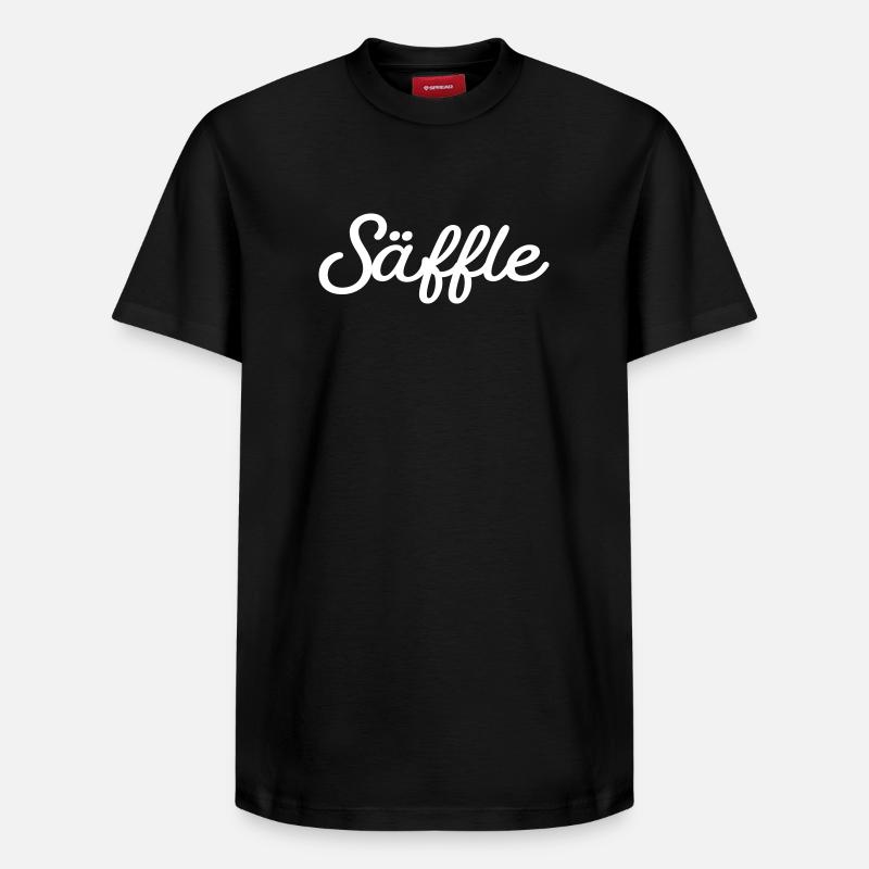 Säffle blanc - T-shirt unisexe décontracté en coton Supima – de SPREAD - noir