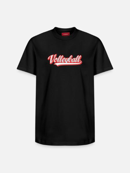 Volleyball - Relaxed Unisex Supima Cotton T-Shirt – by SPREAD - black