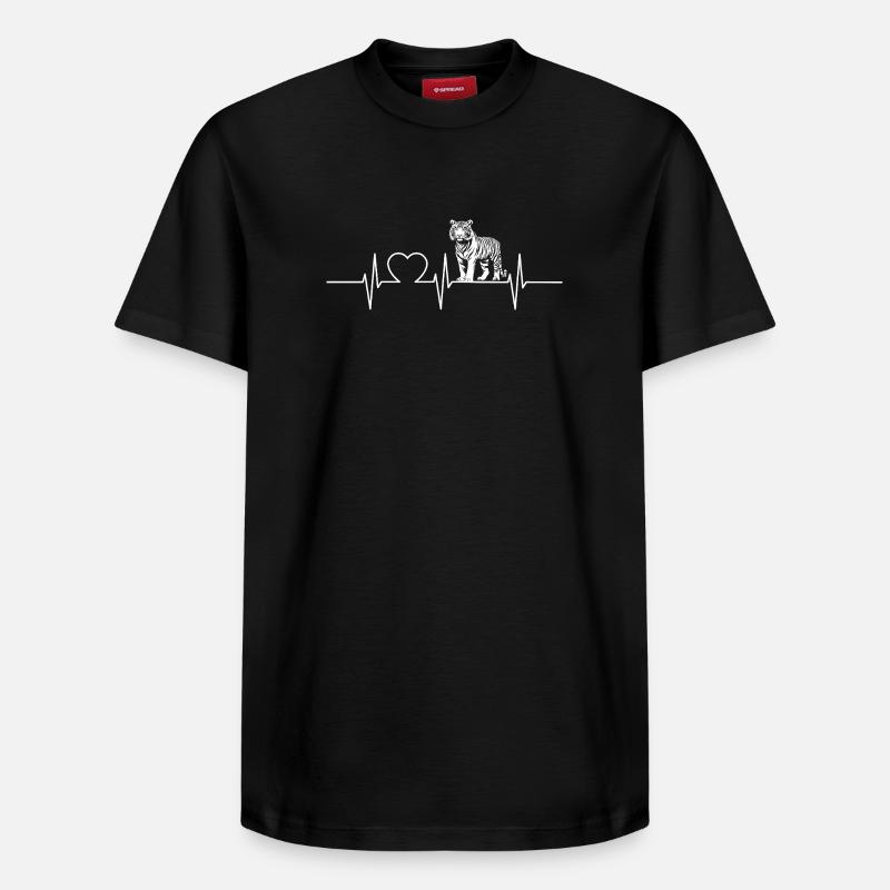 Tigre de Sumatra - T-shirt unisexe décontracté en coton Supima – de SPREAD - noir