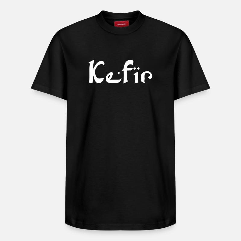 Kéfir - T-shirt unisexe décontracté en coton Supima – de SPREAD - noir