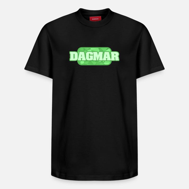 Dagmar - Relaxed Unisex Supima Cotton T-Shirt – von SPREAD - Schwarz
