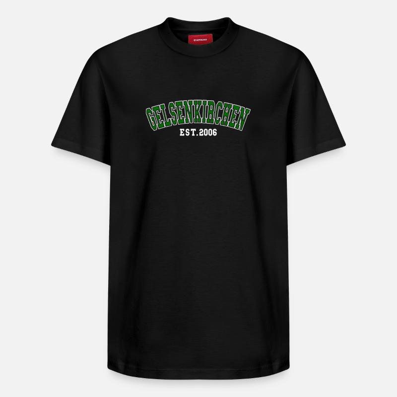 Fondation de Gelsenkirchen en 2006 - T-shirt unisexe décontracté en coton Supima – de SPREAD - noir