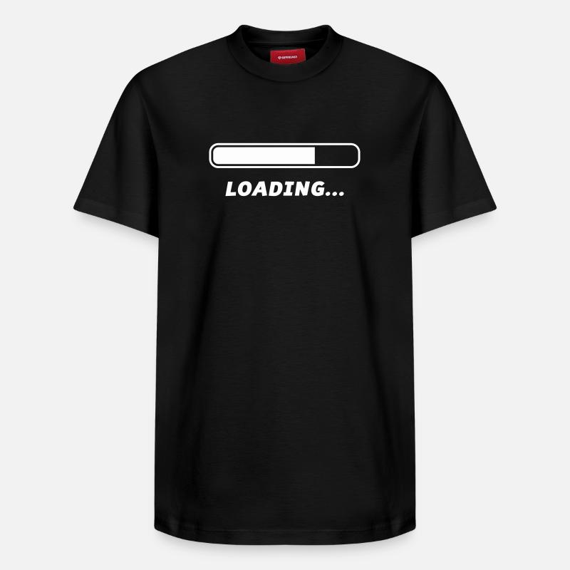 Loading - Relaxed Unisex Supima Cotton T-Shirt – von SPREAD - Schwarz