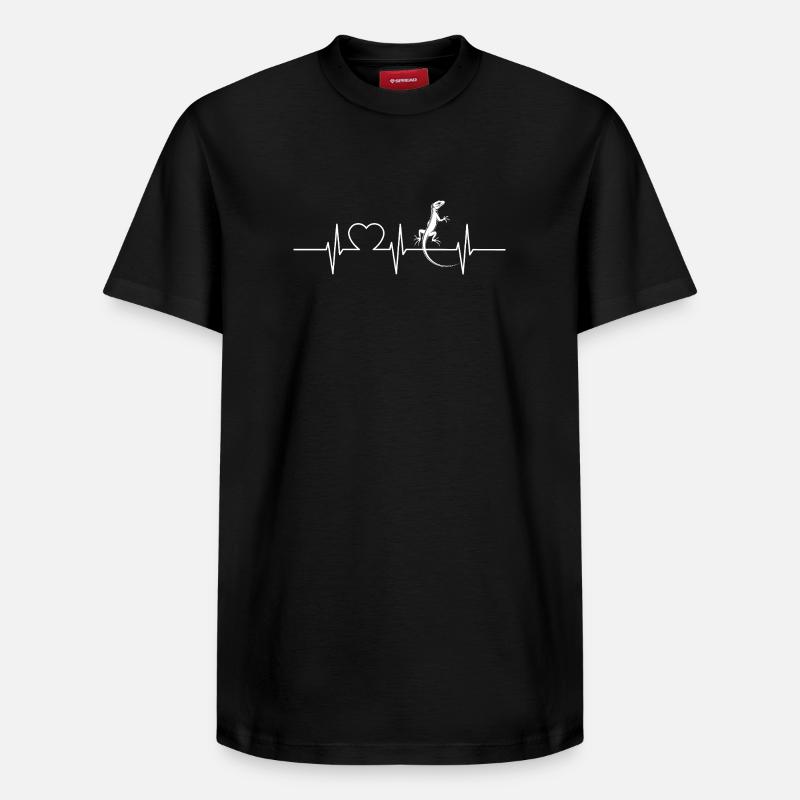 Eidechsen Eidechse - Relaxed Unisex Supima Cotton T-Shirt – von SPREAD - Schwarz