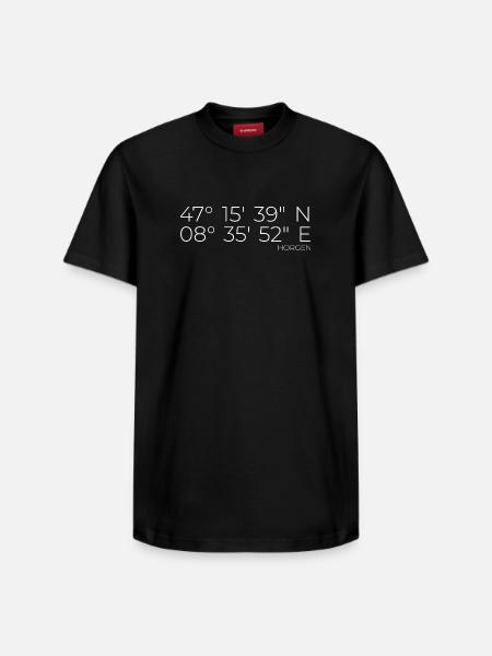 Coordonnées Horgen Zurich - T-shirt unisexe décontracté en coton Supima – de SPREAD - noir
