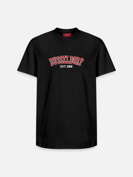 Dusseldorf Est. 1966 - Relaxed Unisex Supima Cotton T-Shirt – by SPREAD - black