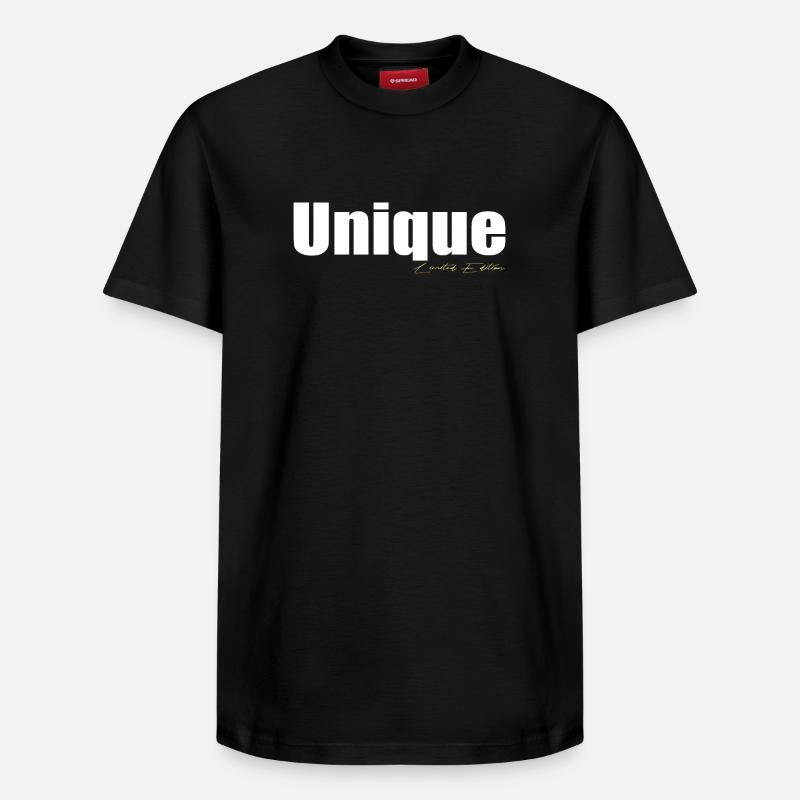 Unique - Relaxed Unisex Supima Cotton T-Shirt – von SPREAD - Schwarz