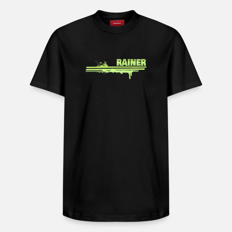 Rainer - T-shirt unisexe décontracté en coton Supima – de SPREAD - noir