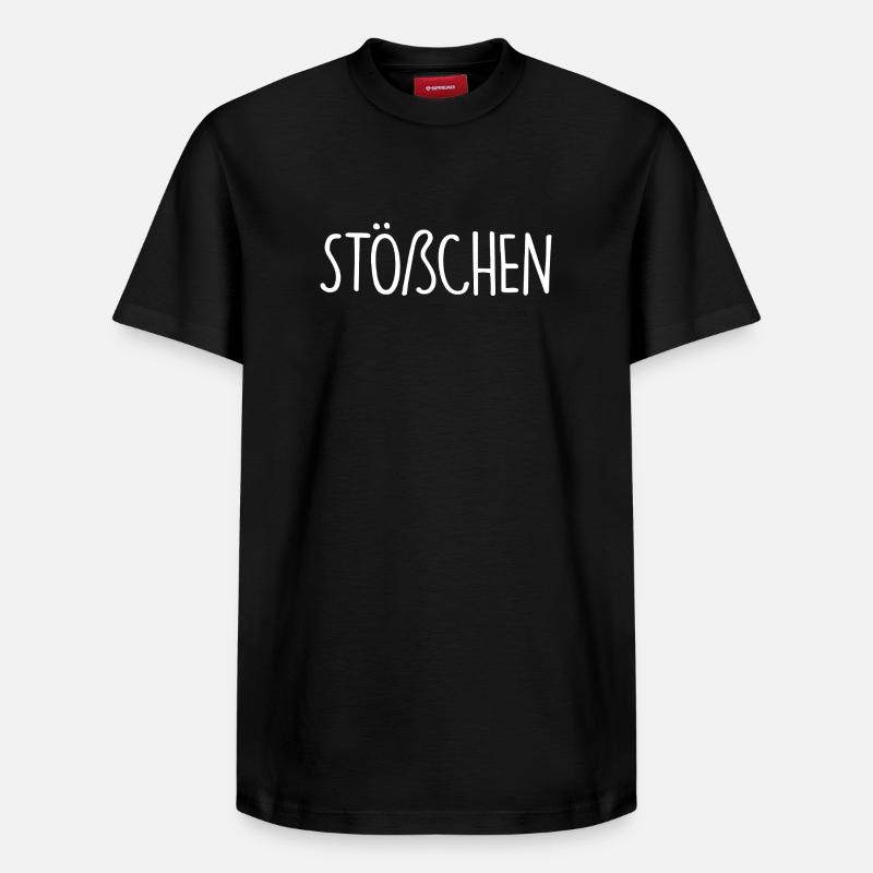 Stößchen - T-shirt unisexe décontracté en coton Supima – de SPREAD - noir