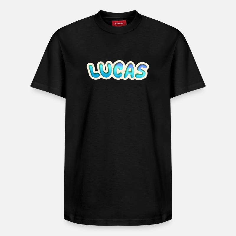 Lucas als Beruf - Relaxed Unisex Supima Cotton T-Shirt – von SPREAD - Schwarz