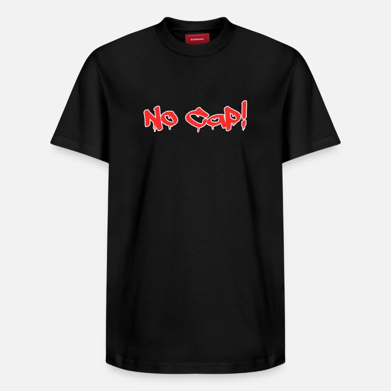 Pas de plafond - T-shirt unisexe décontracté en coton Supima – de SPREAD - noir