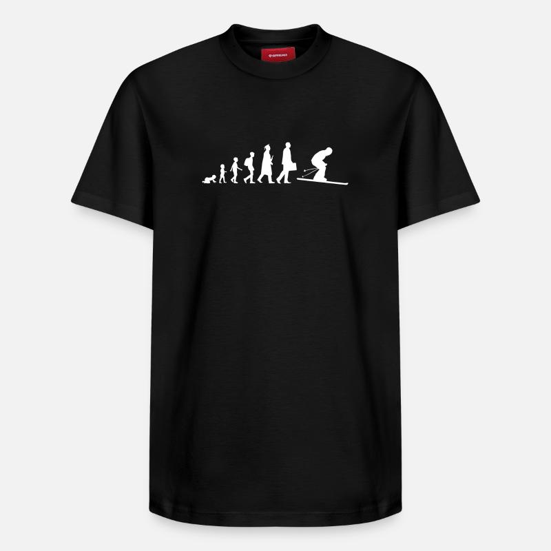 Ski development - Relaxed Unisex Supima Cotton T-Shirt – by SPREAD - black