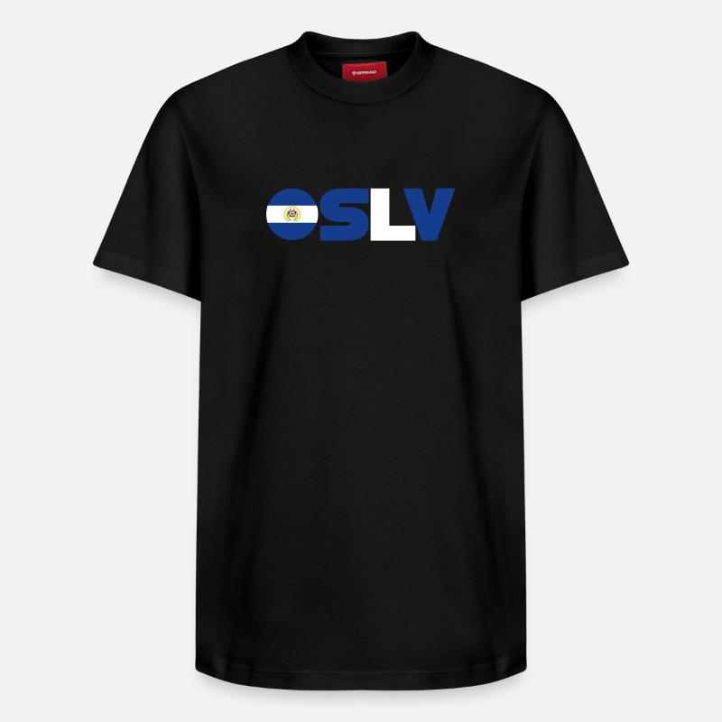 Salvador - T-shirt unisexe décontracté en coton Supima – de SPREAD - noir
