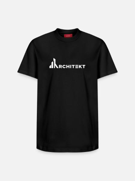 Architekt Linienkunst Shirt - Relaxed Unisex Supima Cotton T-Shirt – von SPREAD - Schwarz