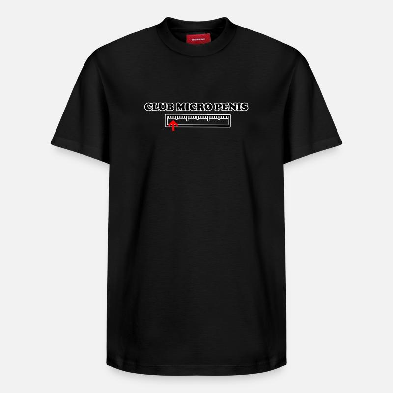 Micro pénis - T-shirt unisexe décontracté en coton Supima – de SPREAD - noir