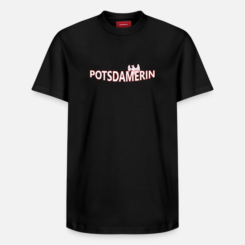 Potsdamer - T-shirt unisexe décontracté en coton Supima – de SPREAD - noir