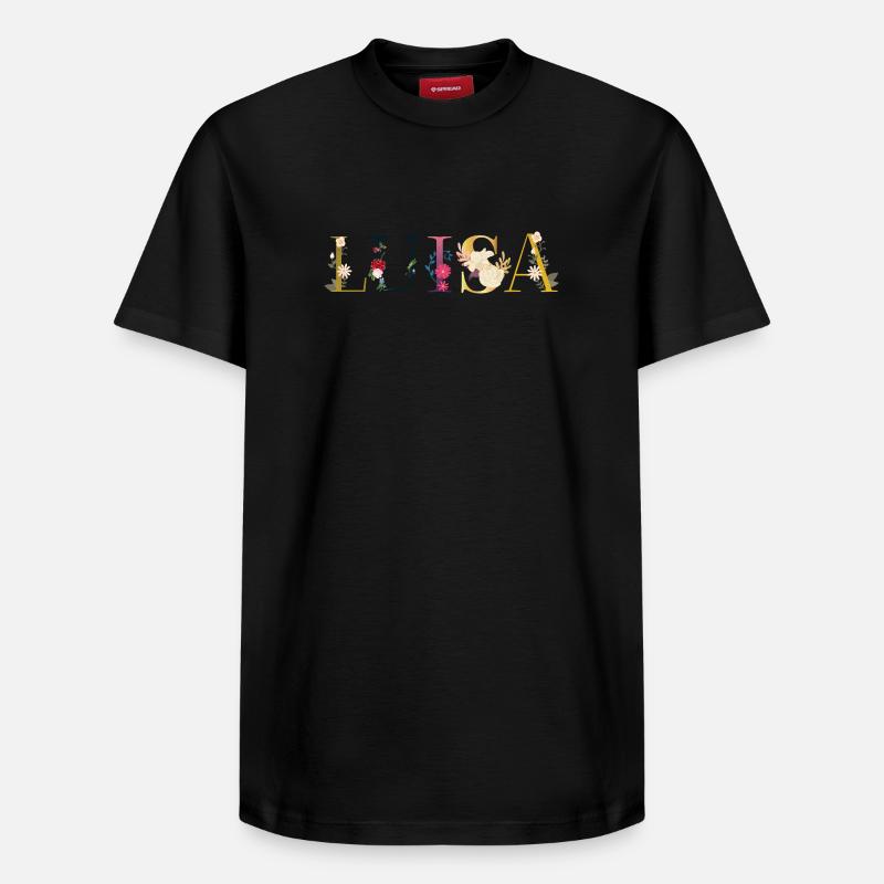 Luisa - T-shirt unisexe décontracté en coton Supima – de SPREAD - noir
