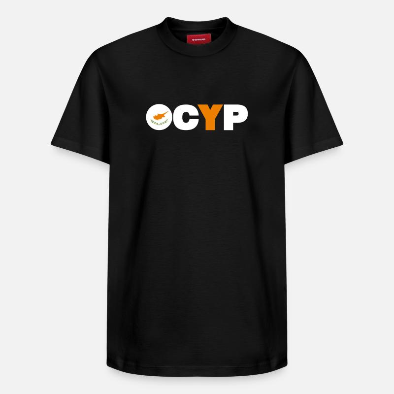 Zypern - Relaxed Unisex Supima Cotton T-Shirt – von SPREAD - Schwarz