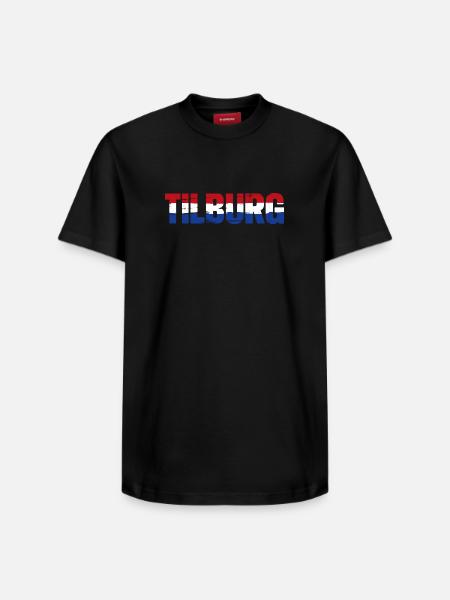 Tilburg, Netherlands - Relaxed Unisex Supima Cotton T-Shirt – by SPREAD - black