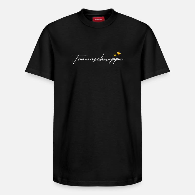 Traumschnuppe Design - Relaxed Unisex Supima Cotton T-Shirt – von SPREAD - Schwarz