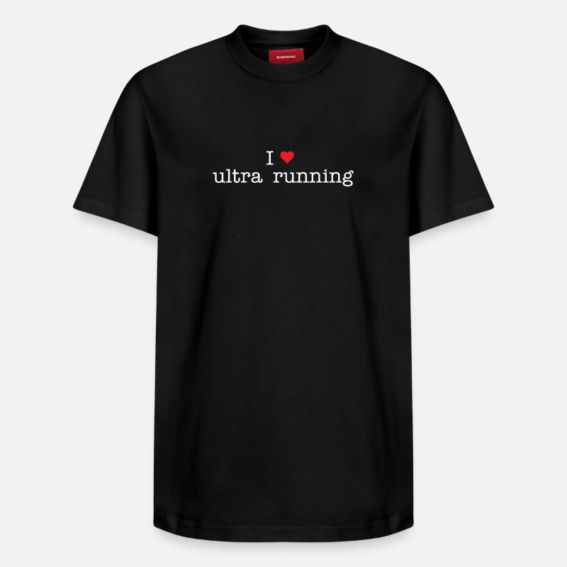 J’adore Ultra Running - T-shirt unisexe décontracté en coton Supima – de SPREAD - noir