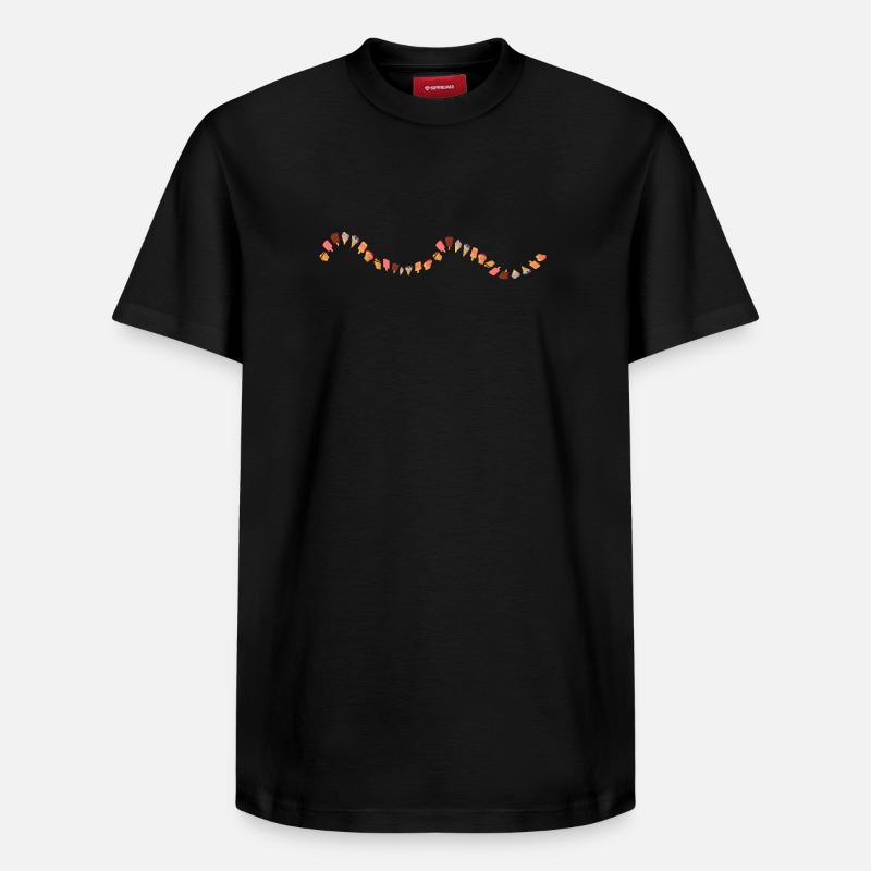Glace - T-shirt unisexe décontracté en coton Supima – de SPREAD - noir