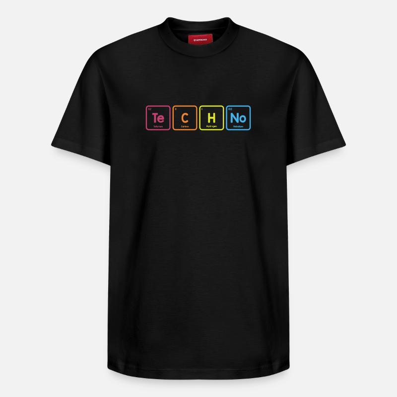 Techno elements - Relaxed Unisex Supima Cotton T-Shirt – by SPREAD - black