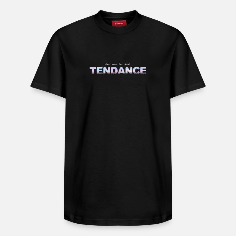 TENDENZ - Relaxed Unisex Supima Cotton T-Shirt – von SPREAD - Schwarz