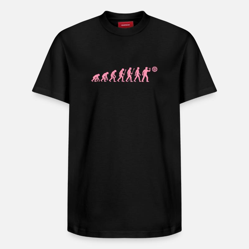 Évolution de l’heure de la collation - T-shirt unisexe décontracté en coton Supima – de SPREAD - noir