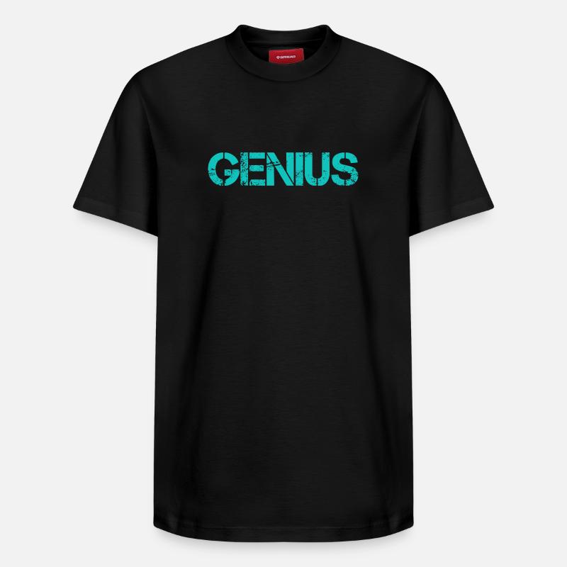 GENIUS - Relaxed Unisex Supima Cotton T-Shirt – von SPREAD - Schwarz